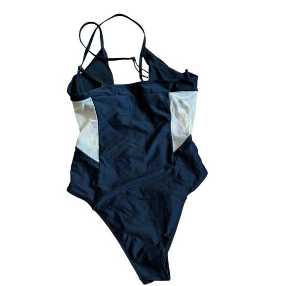 Matte Collection Eros One Piece Sheer Black Swimsuit - Picture 5 of 7